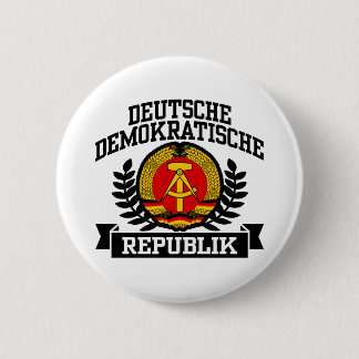 East Germany 6 Cm Round Badge