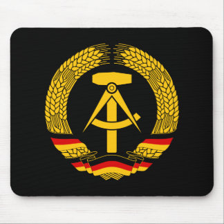East Germany Coat of Arms / Deutschland State Seal Mouse Mat