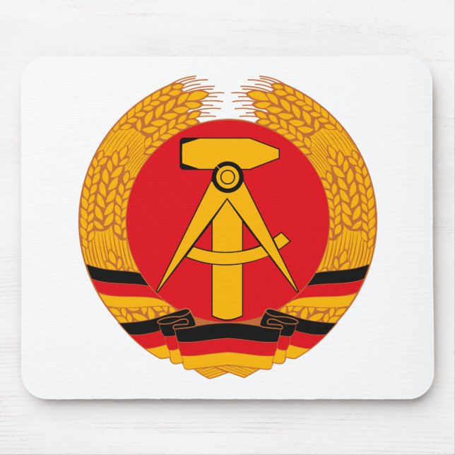 East Germany Coat of Arms Mousepad (Front)