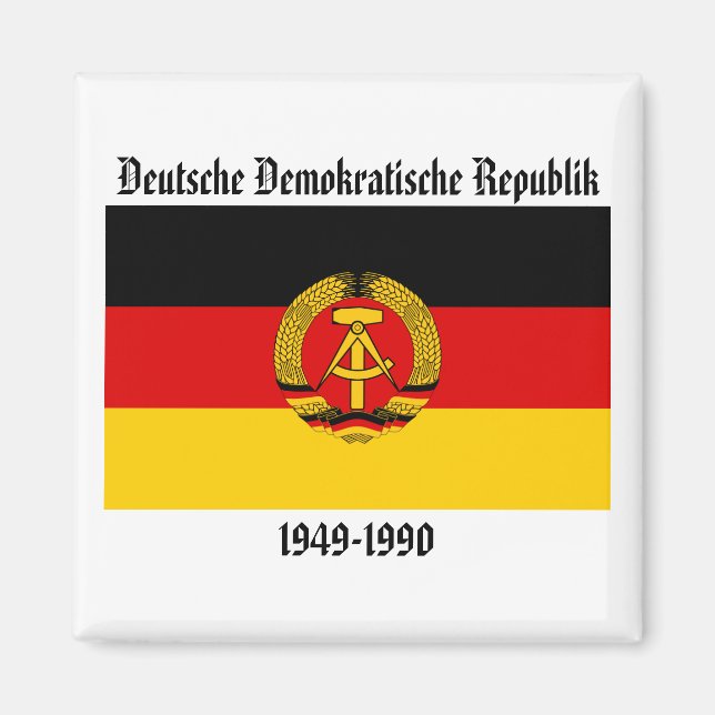 East Germany Flag Magnet (Front)