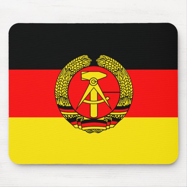 East Germany, Flag Mouse Mat (Front)