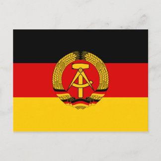 East Germany Flag Postcard