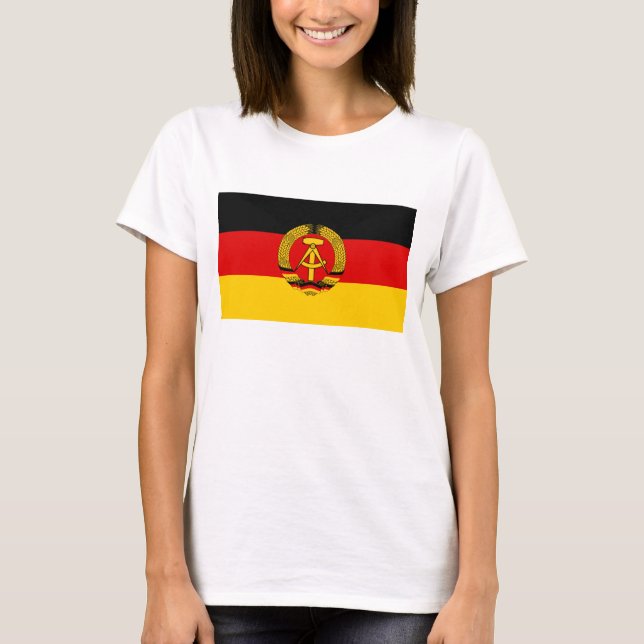 East Germany Flag T-Shirt (Front)