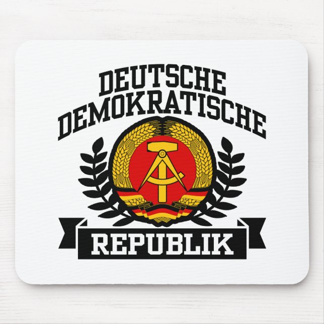 East Germany Mouse Mat (Front)