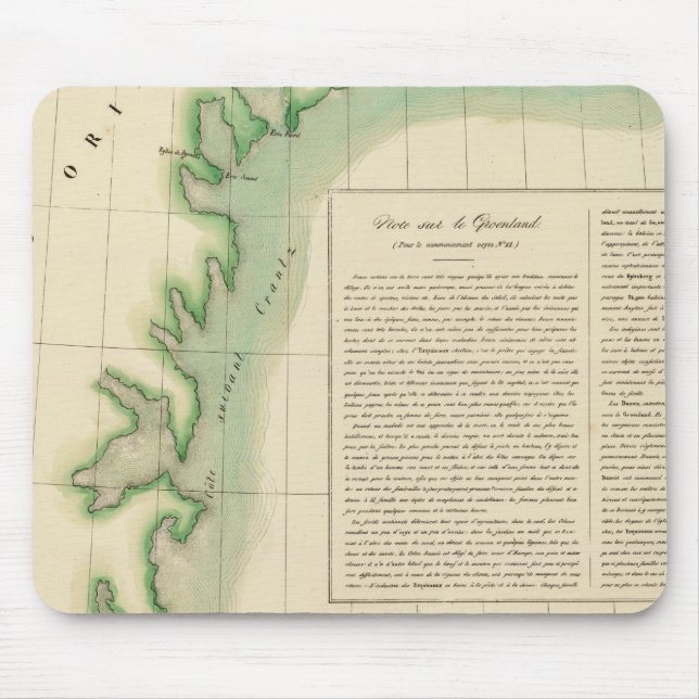 East Greenland 20 Mouse Mat (Front)