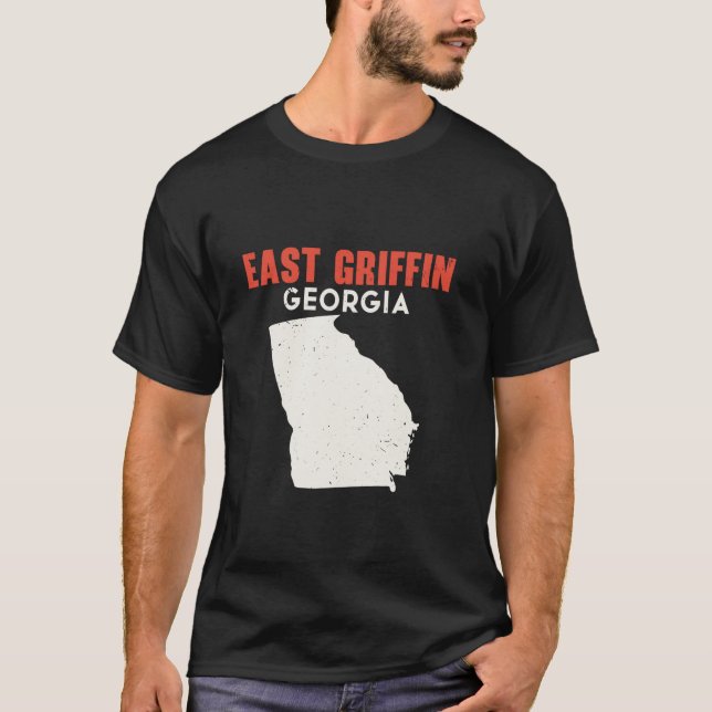 East Griffin Georgia USA State America Travel Geor T-Shirt (Front)