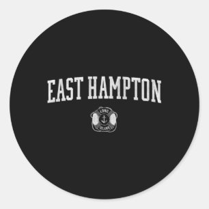 East Hampton Long Island Ny Classic Round Sticker