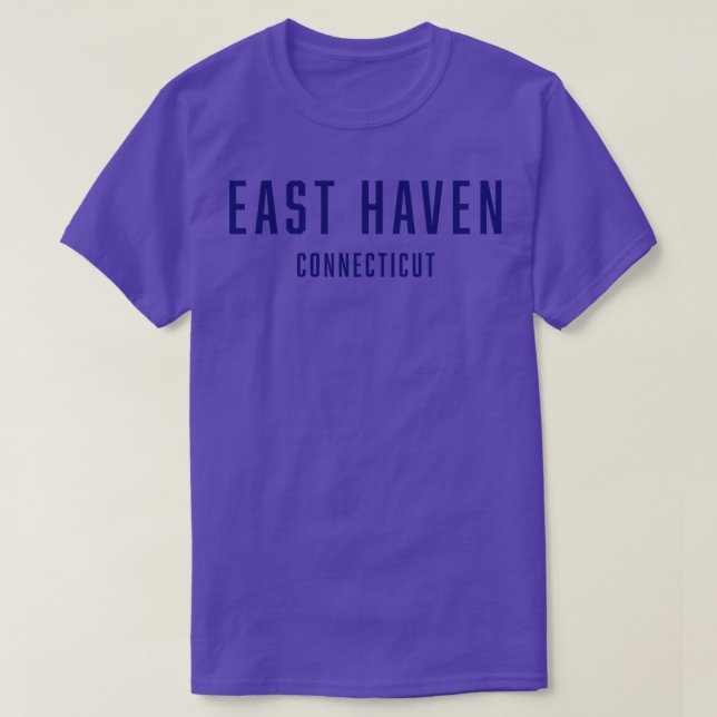 East Haven Connecticut TShirt (Design Front)