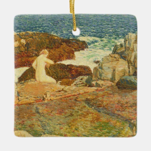 East Headland Pool Ceramic Tree Decoration (Front)