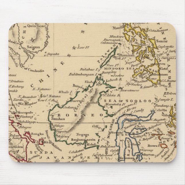 East India Islands Mouse Mat (Front)