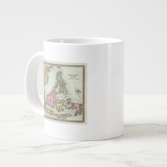 East India Isles 2 Large Coffee Mug (Front Left)