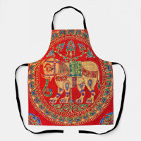 East Indian elephant print