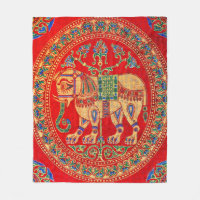 East Indian elephant print