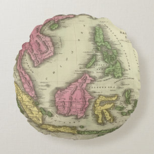 East Indian Isles Round Cushion