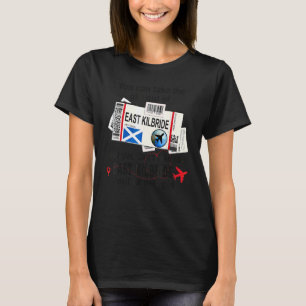 East Kilbride Girl East Kilbride Boarding Pass T-Shirt