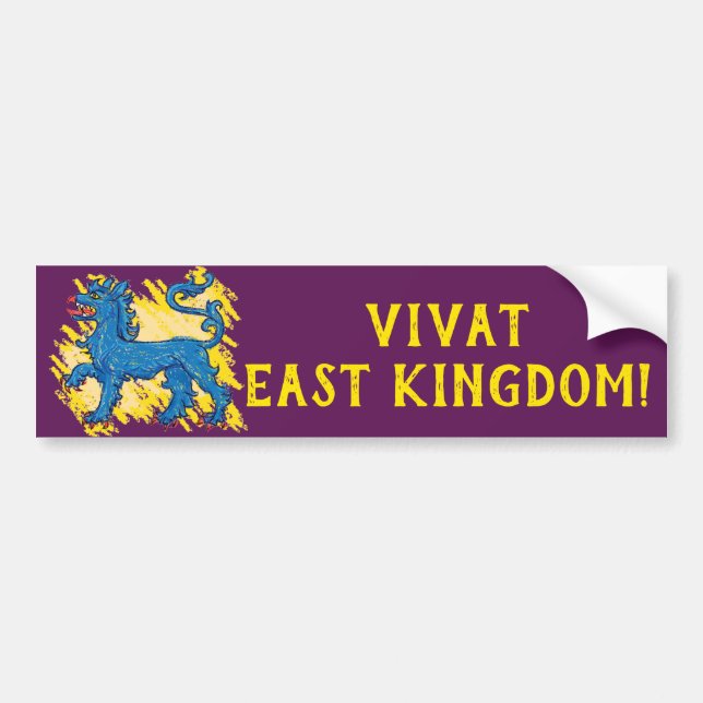 East Kingdom Tyger Bumper Sticker (Front)