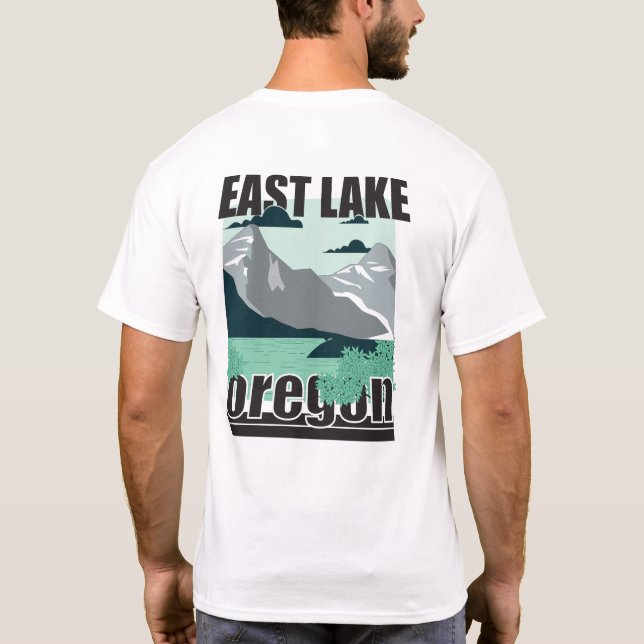 East Lake Oregon  T-Shirt (Back)