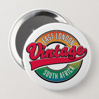 East London South Africa logo 10 Cm Round Badge