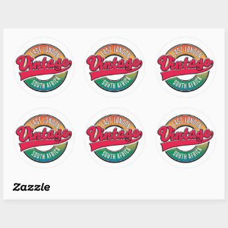 East London South Africa logo Classic Round Sticker