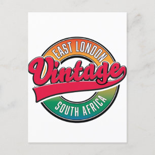 East London South Africa logo Notebook Postcard