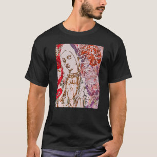 East Los Angeles Bong & Bones Skull La Guadalupana T-Shirt