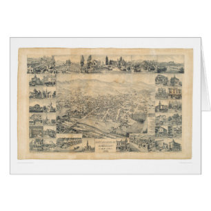 East Los Angeles, CA. Panoramic Map 1888 (0900A)