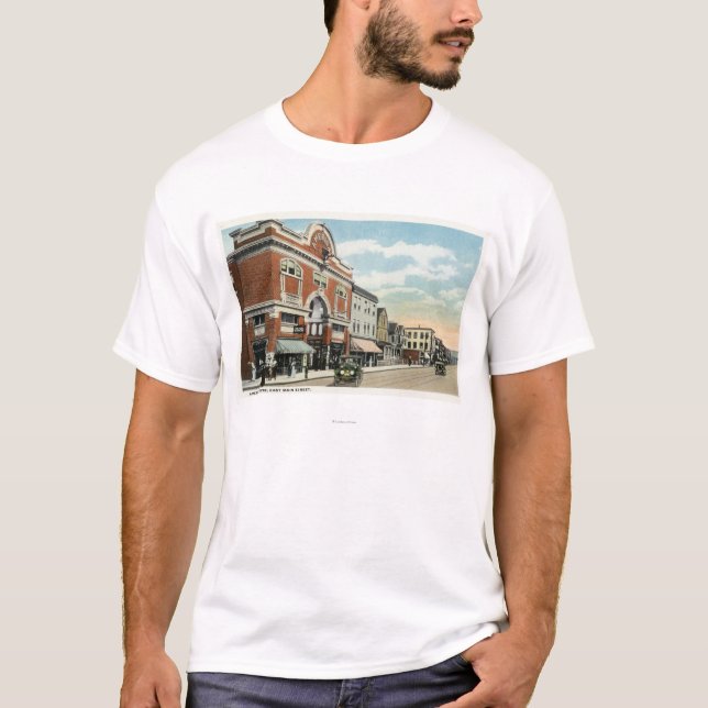 East Main Street View of the American Theatre T-Shirt (Front)