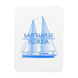 East Naples Coastal Nautical Sailing Sailor Magnet