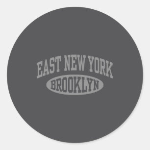 East New York Brooklyn Classic Round Sticker