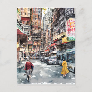 East of the city, Japan, Tokyo  Postcard