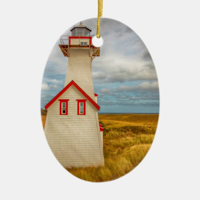 East Point Lighthouse Ceramic Tree Decoration (Front)