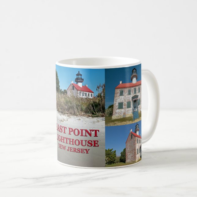 East Point Lighthouse, New Jersey Mug (Front Right)