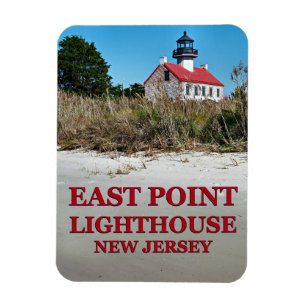 East Point Lighthouse, New Jersey Photo Magnet