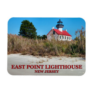 East Point Lighthouse, New Jersey Photo Magnet