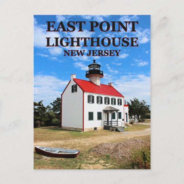 East Point Lighthouse, New Jersey Postcard (Front)