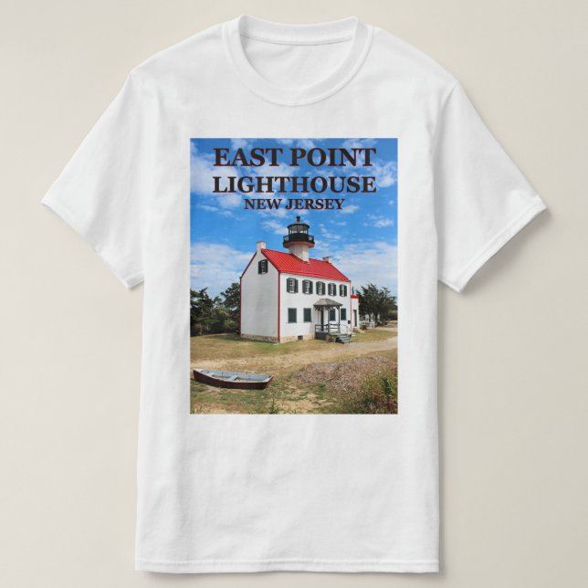 East Point Lighthouse, New Jersey T-Shirt (Design Front)
