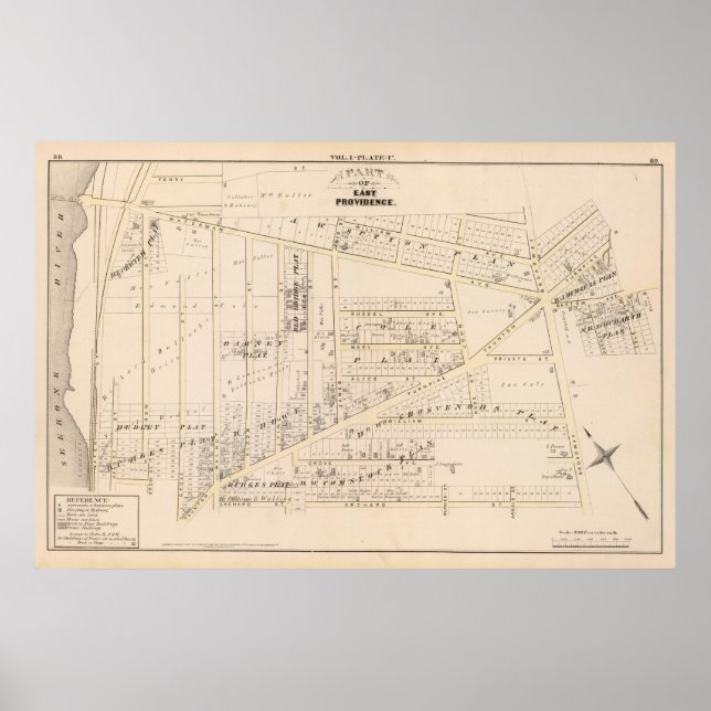 East Providence Rhode Island Poster (Front)