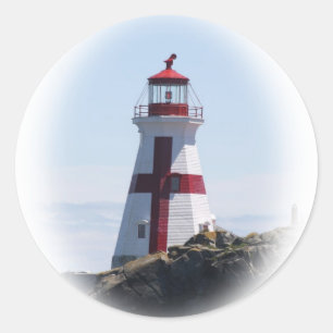 East Quoddy Lighthouse Classic Round Sticker