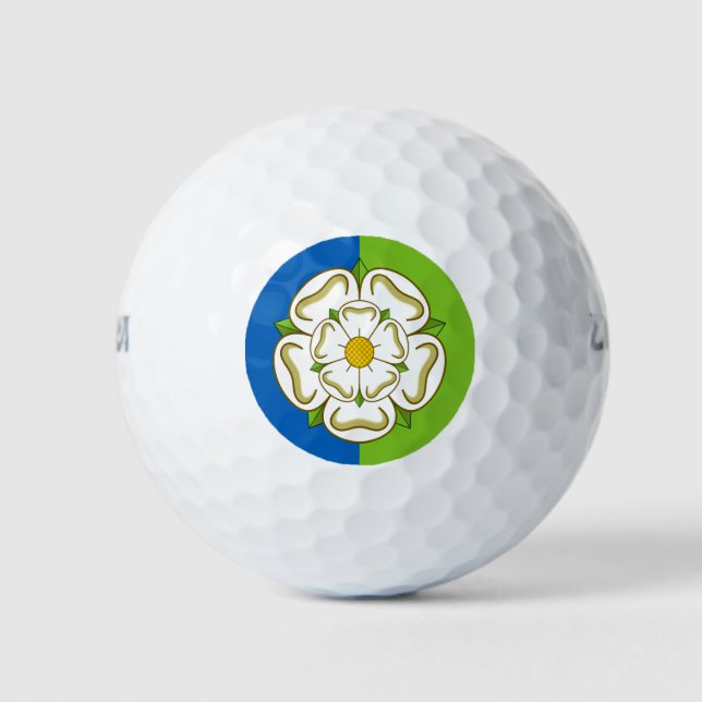 East Riding of Yorkshire county flag Golf Balls (Front)