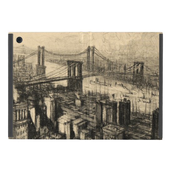 East River Bridges New York City Vintage iPad Mini Case