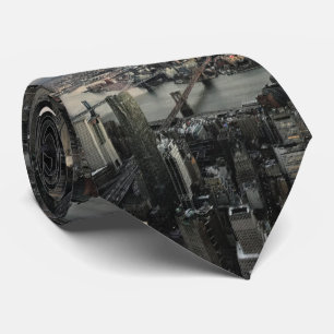 East River New York City Brooklyn Manhattan Bridge Tie