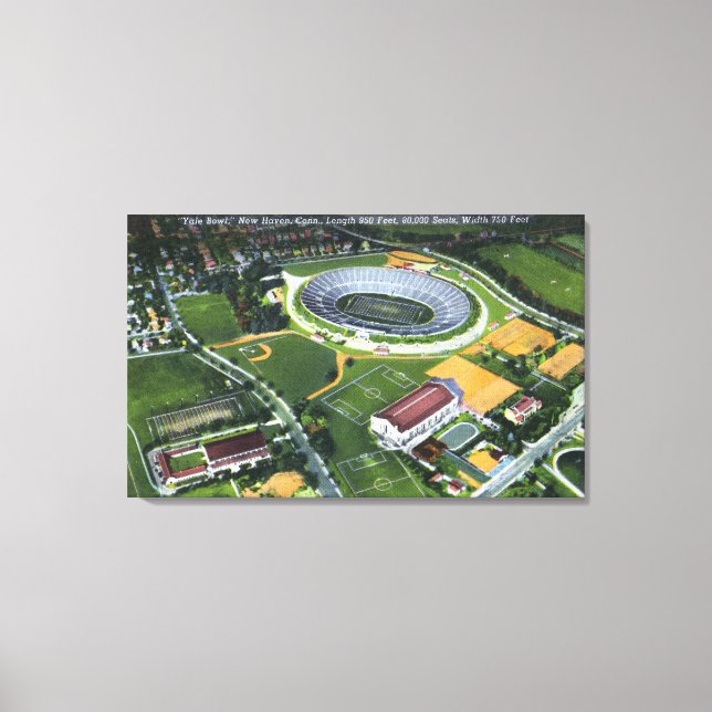 East Rock Park View of the Pardee Rose Garden Canvas Print (Front)