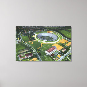 East Rock Park View of the Pardee Rose Garden Canvas Print