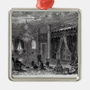 East Room of the White House During the Civil Metal Tree Decoration