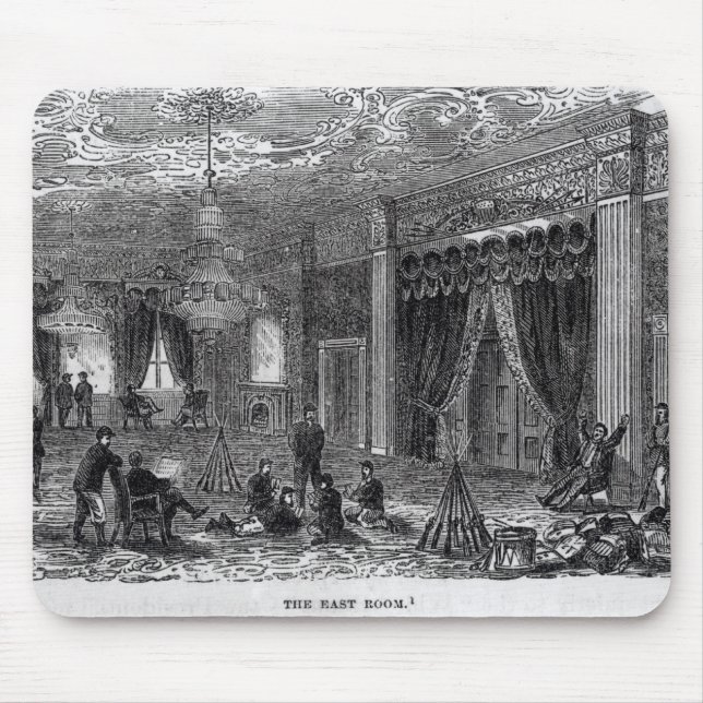 East Room of the White House During the Civil Mouse Mat (Front)