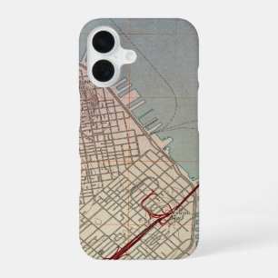 East San Francisco Topographic Map iPhone 16 Case