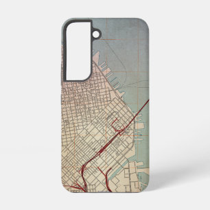 East San Francisco Topographic Map Samsung Galaxy Case