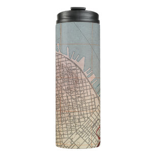 East San Francisco Topographic Map Thermal Tumbler