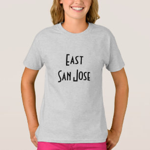 East San Jose in angular retro letters T-Shirt