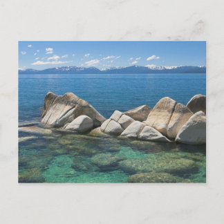 East Shore Rocks, Lake Tahoe... Postcard